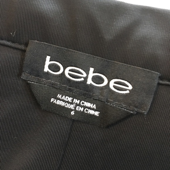 Bebe Long Black Skirt Size6 - Picture 2 of 4
